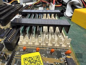 Printed SIMM clips to counter broken slots